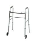 Medline Preassembled Folding Walkers with 5" Wheels