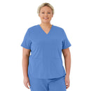 Medline Lexington AVE Women's 3-Pocket Scrub Tops (Style 4802) - Eggplant
