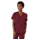 Medline Lexington AVE Women's 3-Pocket Scrub Tops (Style 4802) - Black