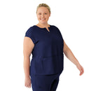 Medline Nolita AVE Women's Oversized Tunic Style Scrub Tops with Notch Collar (Style 4806)