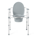Medline Steel 3-in-1 Folding Elongated Commodes
