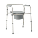 Medline Steel 3-in-1 Folding Commodes