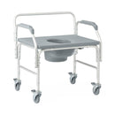 Medline Aluminum Commodes with Locking Casters