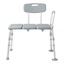 Medline Bath Transfer Benches with Reversible Backrest and Sidearm
