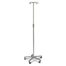 Medline Deluxe Aluminum 5-Leg IV Pole