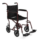 Medline Basic Aluminum Transport Chair with 8" Wheels