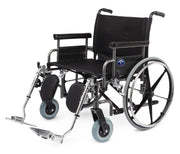 Medline Shuttle Bariatric Wheelchairs with Removable Desk-Length Arms