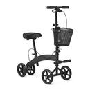 Medline Manual Seated Knee Walker with Foot Rest and Basket