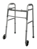 Medline Youth Folding Walkers with 5" Wheels