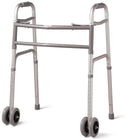 Medline Bariatric Folding Walkers with 5" Wheels
