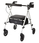 Medline Luxe Wide Rollator with 7" Wheels