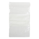 Medline Plastic Zip Closure Bags with White Write-On Block