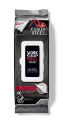 Medline Venom Steel Workshop Wipes with Scrubbing Beads