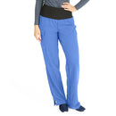Medline Ocean AVE Women's Wide Waistband Stretch Scrub Pants - Petite Length (Style 5560)