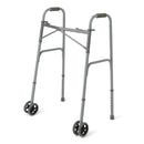 Medline Bariatric Folding Walkers with 5" Wheels
