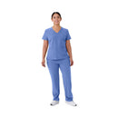 Medline Brooklyn AVE Women's Mock Wrap 2-Pocket Scrub Tops (Style 48787)