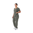 Medline Brooklyn AVE Women's Mock Wrap 2-Pocket Scrub Tops (Style 48787)