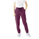 Medline First AVE Women's 7-Pocket Jogger Scrub Pants (Style 2544) - Black