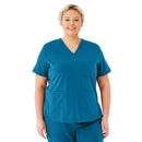 Medline Lexington AVE Women's 3-Pocket Scrub Tops (Style 4802) - Wine
