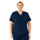 Medline Lexington AVE Women's 3-Pocket Scrub Tops (Style 4802) - Wine