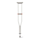 Medline Aluminum Crutches with Red Dot Hand Grip