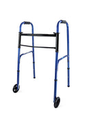 Medline Junior Folding Walkers with 5" Wheels