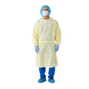 Medline Disposable AAMI Level 3 Yellow SMS Isolation Gown
