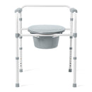 Medline Steel 3-in-1 Folding Elongated Commodes