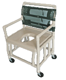 Healthline Shower commode chair 500 lb Bariatric