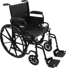 Compass Health ProBasics K1 Lightweight Wheelchair with 20" x 16" Seat,