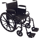 Compass Health ProBasics K2 Wheelchair with 18" x 16" Seat and Swing-Away Footrests