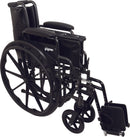 Compass Health ProBasics K2 Wheelchair with 18" x 16" Seat and Swing-Away Footrests