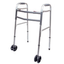 Compass Health ProBasics Bariatric 2-Button Walker with 5-inch Wheels