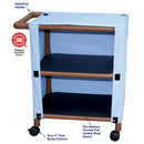 MJM International Two Shelf Linen Cart