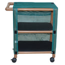 MJM International Two Shelf Linen Cart