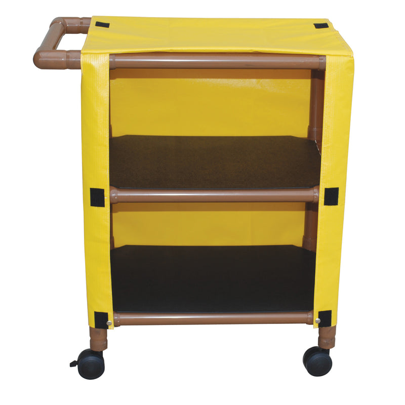MJM International Two Shelf Linen Cart