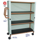 MJM International Three Shelf Linen Cart