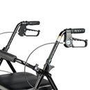 Drive Medical Rollator Rolling Walker with 6" Wheels, Fold Up Removable Back Support and Padded Seat