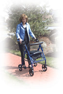 Drive Medical Duet Dual Function Transport Wheelchair Rollator Rolling Walker