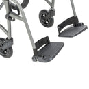 Drive Medical Silver Sport 1 Wheelchair with Full Arms and Swing away Removable Footrest