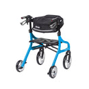 Drive Medical Nitro Sprint Rollator Rolling Walker, Hemi Height