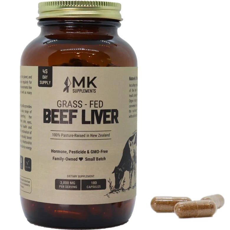 Therasage MK Supplements Grass-Fed Beef Liver