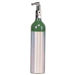 Compass Health Cylinders Compass Health Aluminum M6/B Cylinder with Toggle Valve, 6/PK