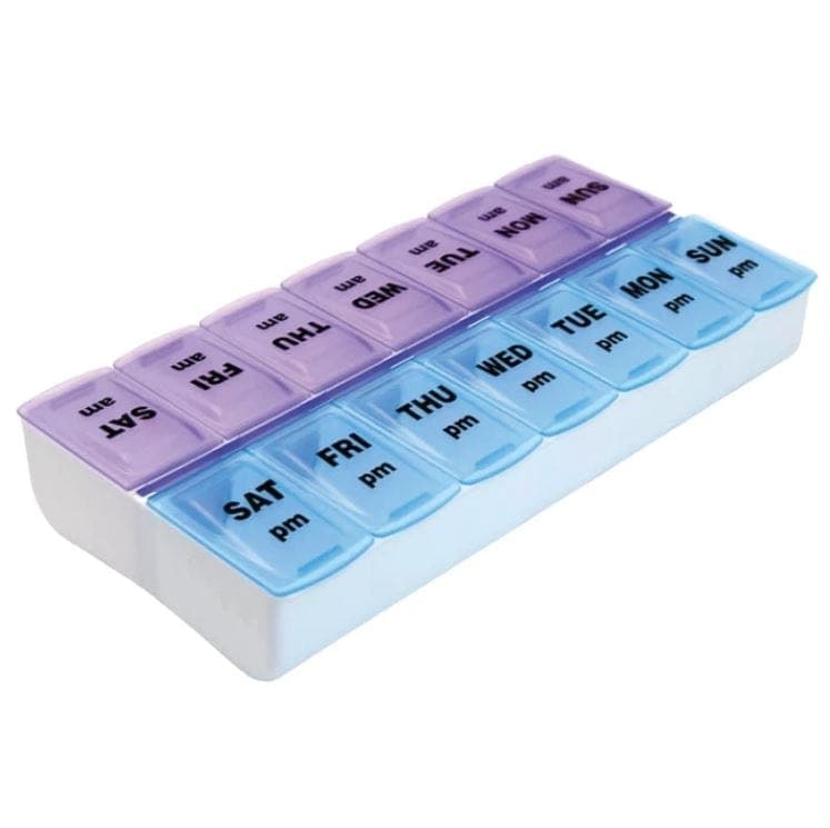 Compass Health Aids for Daily Living Compass Health Apex Weekly Twice-a-Day Pill Organizer