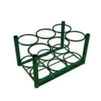 Compass Health Carts & Racks Compass Health C/D/E Cylinder Rack, 6 Cylinder Capacity