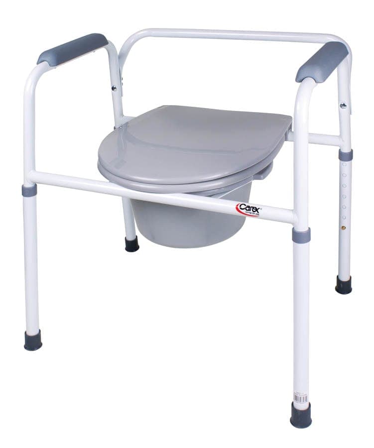 Compass Health Commodes Compass Health Carex Bedside Steel Commode