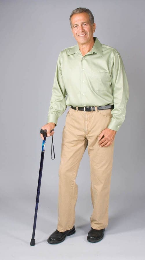 Compass Health Canes Compass Health Carex Soft Grip Derby Cane - Designer Blue