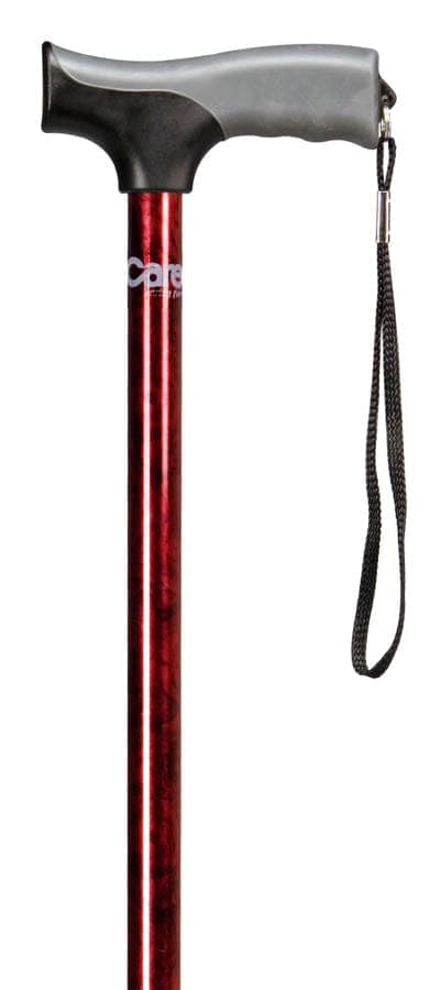 Compass Health Canes Compass Health Carex Soft Grip Derby Cane - Designer Red