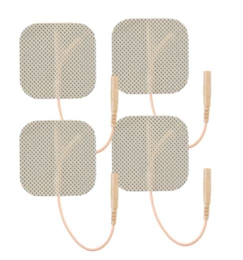 Compass Health Economy Electrodes Compass Health Economy Self-Adhesive Electrodes, 2" x 2" Tan Cloth in Poly Bag