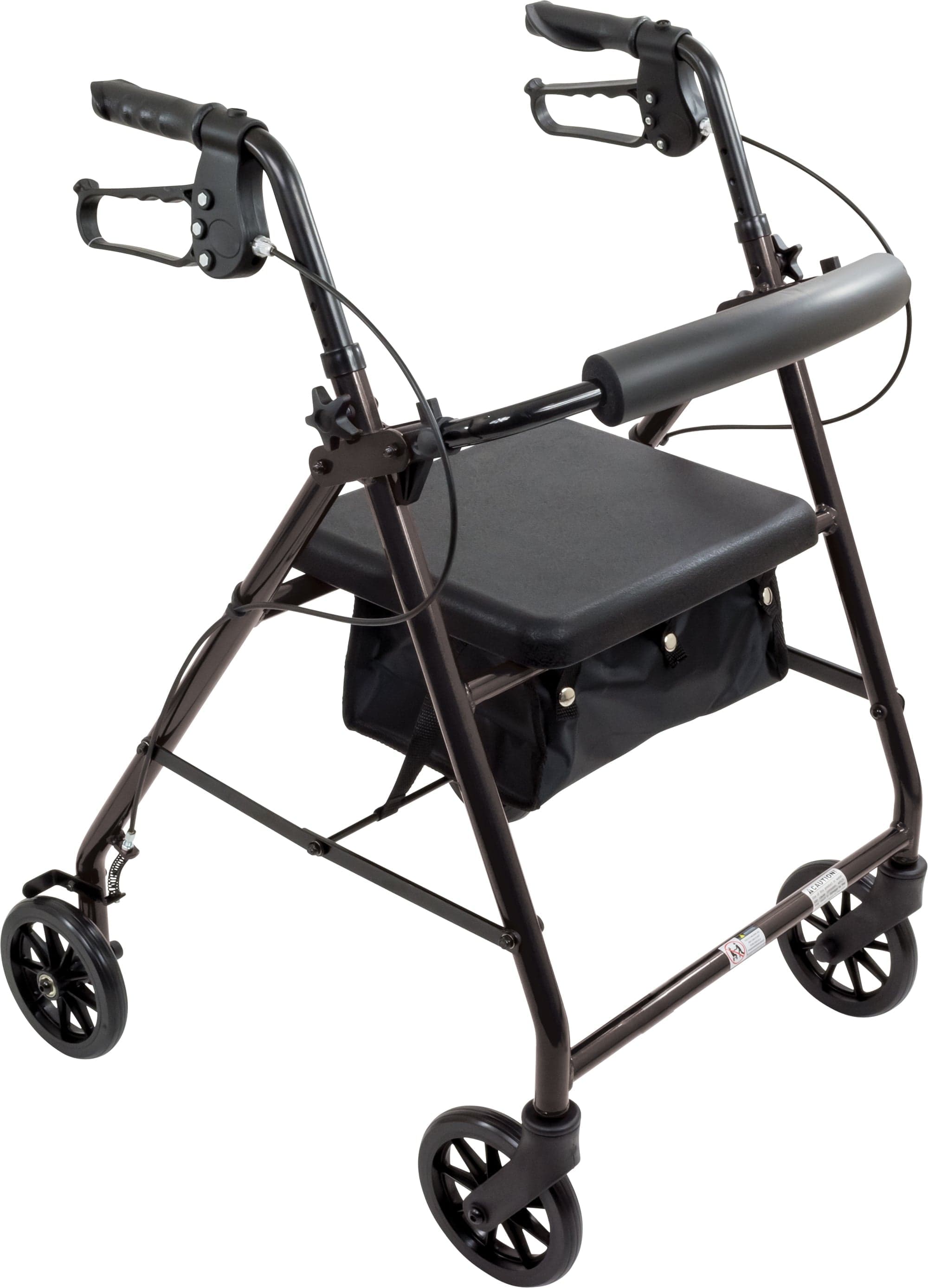 Compass Health Rollators Compass Health ProBasics Aluminum Rollator with 6-inch Wheels, Black,